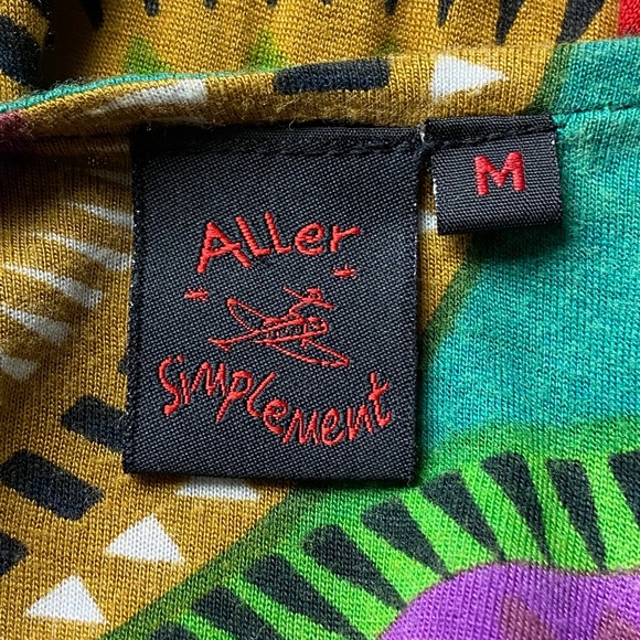 Aller Simplement Asymmetrical Boho Tank Dress Sz M - Picture 4 of 9